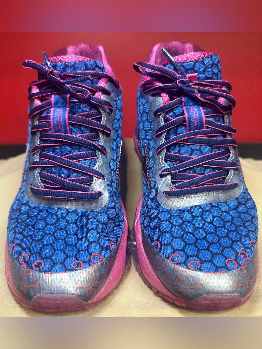 Mizuno Wave Prophecy 3 Blue, Pink, Silver, & Black Running Shoes Women’s Sz 9.5